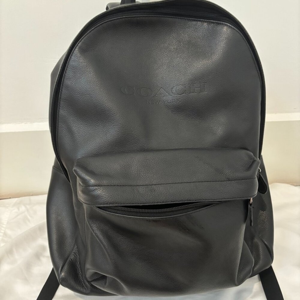 Coach Leather Backpack
